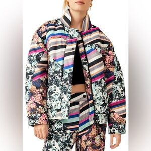 FP Movement Women's Bunny Slope Printed Puffer Jacket (NWOT never worn)
